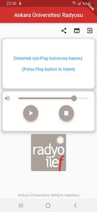 Ankara Üniversitesi Radyosu screenshot 0