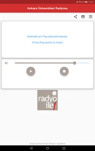 Ankara Üniversitesi Radyosu screenshot 3