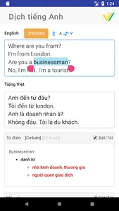 VIKI Translator: English Vietn screenshot 1