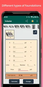 Cement Concrete Calculator ft screenshot 5