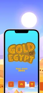 Gold of Egypt - 3 math classic screenshot 0