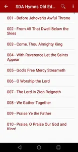 New SDA Hymns Collection screenshot 2