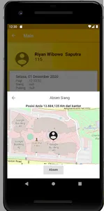 Sistem Absensi Berbasis Androi screenshot 1