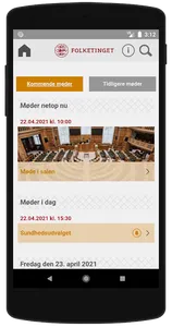 Tv fra Folketinget screenshot 1
