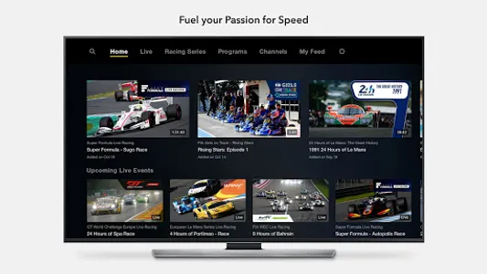 Motorsport.tv for Android TV screenshot 0