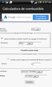 Calculadora de combustible screenshot 6