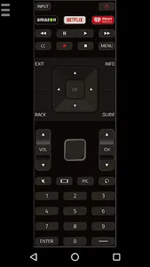 TV Remote Control for Vizio TV screenshot 1