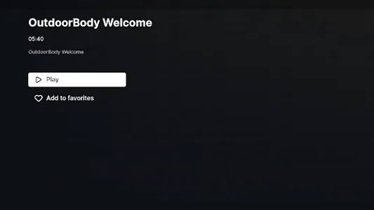 OutdoorBody screenshot 1