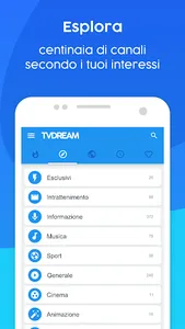 TVdream - TV in streaming screenshot 3