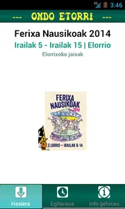 Ferixa Nausikoak 2014 screenshot 0