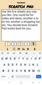 HotSheet Scratch Pad screenshot 4