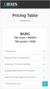 OBMS App screenshot 1
