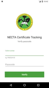 NECTA CTrack screenshot 0