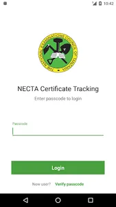 NECTA CTrack screenshot 1