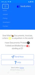 SendLetter: Send Letter Online screenshot 1