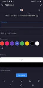 WebToApps screenshot 1