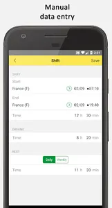 Tachograph - mobile assistant screenshot 2