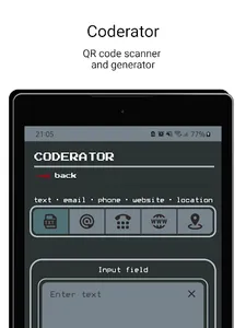 Coderator - QR code generator screenshot 4