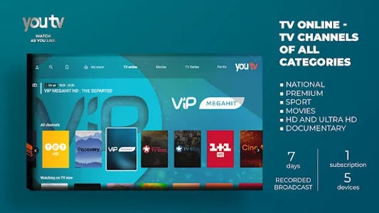 youtv — TV channels and films screenshot 1