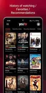 youtv — 400+ channels & movies screenshot 1