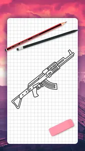 How to draw game weapons screenshot 0