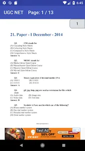 UGC NET 16 Years Previous Pape screenshot 11