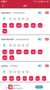 English Pronunciation screenshot 0