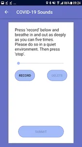 COVID-19 Sounds screenshot 1