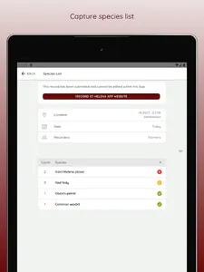 iRecord St Helena App screenshot 11