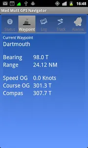 Mad Mutt Marine GPS Navigator screenshot 1