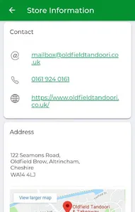 Oldfield Tandoori screenshot 3