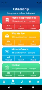 Canada Citizenship: Test screenshot 1