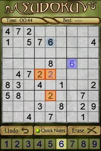 Sudoku screenshot 1