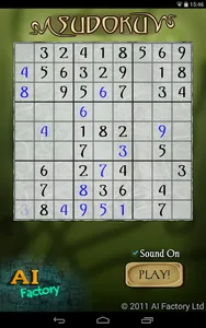 Sudoku screenshot 11