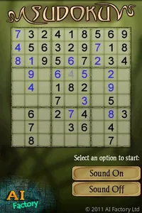 Sudoku screenshot 3