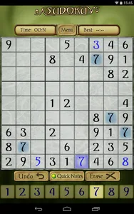 Sudoku screenshot 9