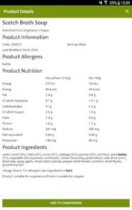 apetito Nutridata screenshot 12