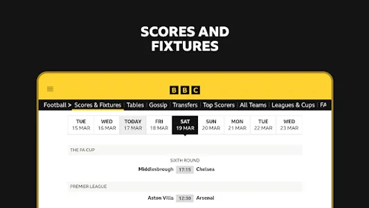 BBC Sport - News & Live Scores screenshot 17