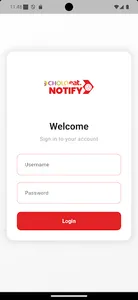CholoEat Notify App screenshot 2