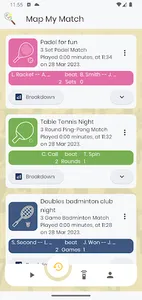 MapMyMatch screenshot 1