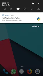 Skylark Notifications screenshot 2