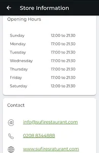 Sufi Restaurant screenshot 2