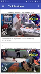BigBroWeb - Big Brother UK Inf screenshot 1