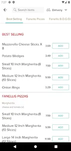 Fanellis Pizza screenshot 1