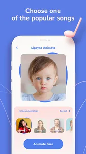 Singing Baby, Face Dance, AI screenshot 2