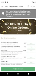 Jaffa Shawarma & Pizza screenshot 1