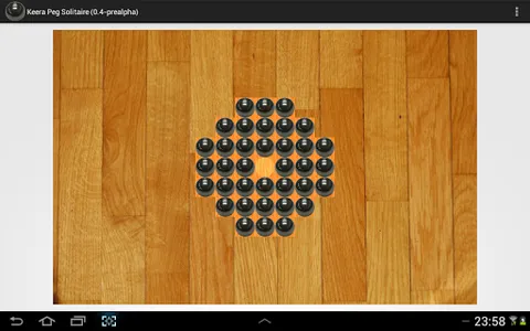Peg Solitaire in Scala (alpha) screenshot 2