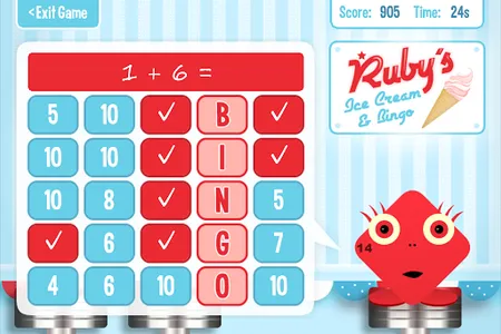 Squeebles Maths Bingo screenshot 5