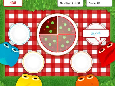 Squeebles Fractions screenshot 10