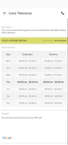 Lows Takeaway screenshot 3